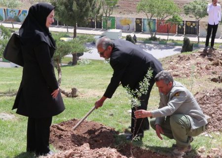 همزمان با روز زمین پاک پویش کاشت درخت یادبود در کرمانشاه برگزار شد