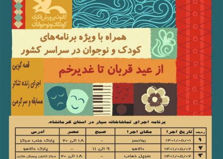 یک هفته با تماشاخانه سیار کانون در استان کرمانشاه