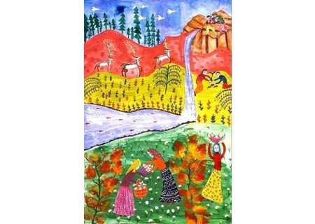 کسب رتبه اول کشوری توسط دانش‌آموز کرمانشاهی در مسابقات نقاشی طبیعت سرزمین من