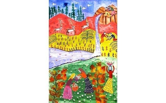 کسب رتبه اول کشوری توسط دانش‌آموز کرمانشاهی در مسابقات نقاشی طبیعت سرزمین من