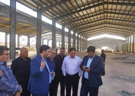 بازدید معاون هماهنگی امور اقتصادی از پروژه در حال احداث تولید کاشی و سرامیک چیاسرام زاگرس