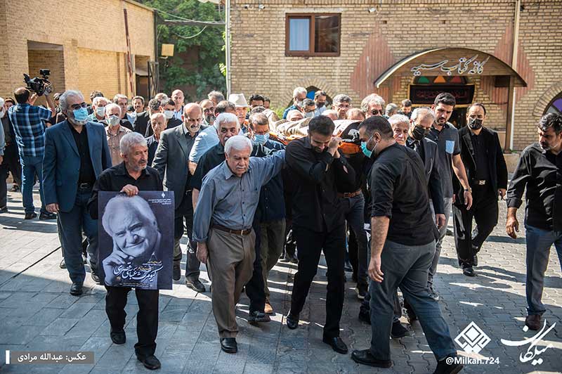 وداع با پیکر استاد کیومرث عباسی قصری در تهران