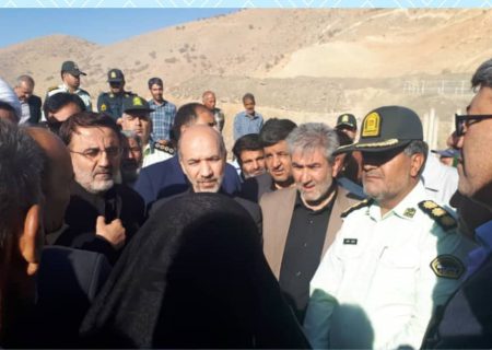 بازدید وزیر نیرو از سد قشلاق صحنه