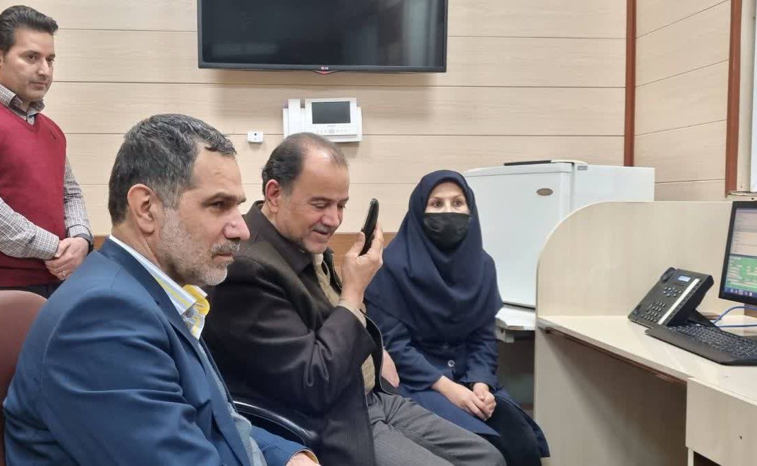 بازدید سرزده بازرس ویژه استاندار از واحدهای دیسپاچینگ و واحد پاسخگویی ۱۲۱ شرکت توزیع نیروی برق استان کرمانشاه