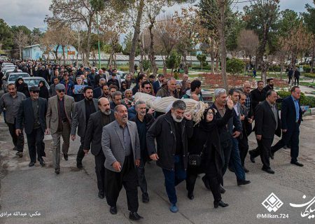 تشییع و خاکسپاری استاد محبت- کرمانشاه