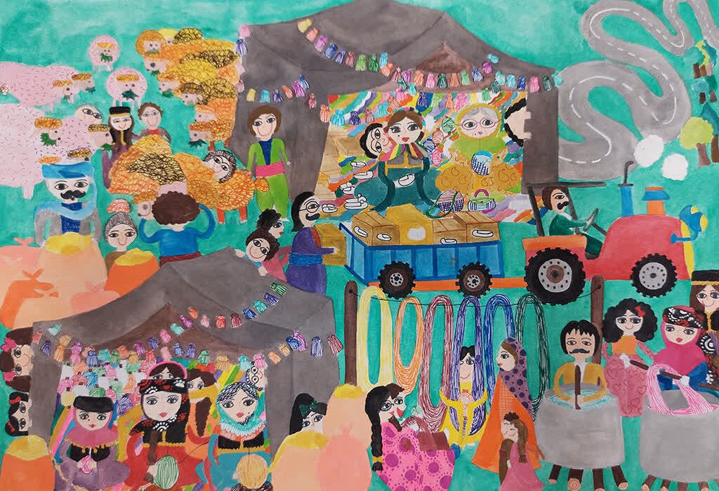 درخشش عضو کرمانشاهی در مسابقه نقاشی فونشال پرتغال