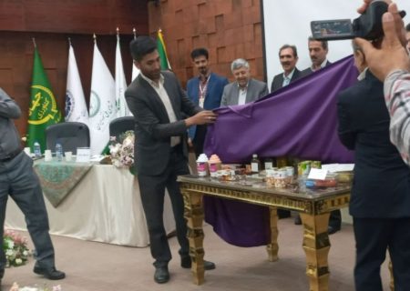 مراسم رونمایی از ۱۱محصول جدید فراوری از نخود در استان کرمانشاه