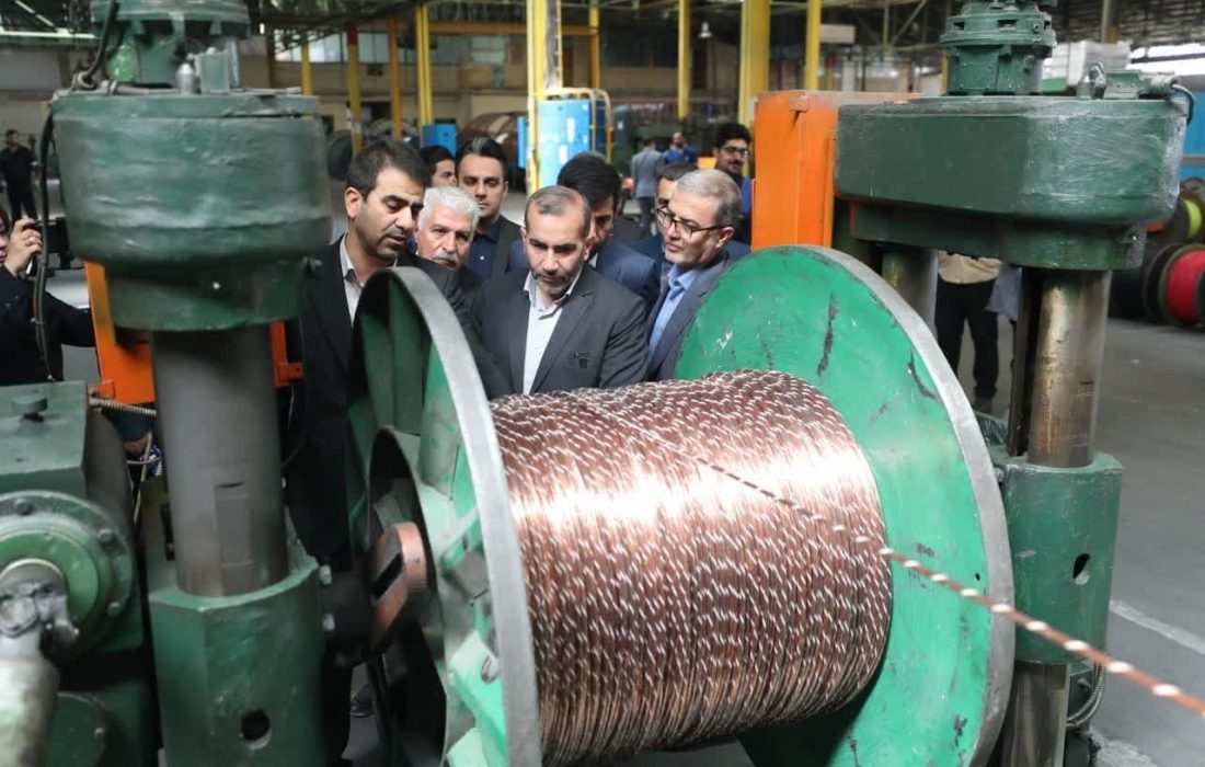 بازدید استاندار کرمانشاه از شرکت کابل باختر