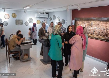 نخستین نمایشگاه قلم‌زنی کرمانشاه با عنوان «احیا»