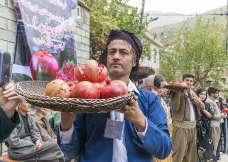 انار برند گردشگری پاییزی کرمانشاه
