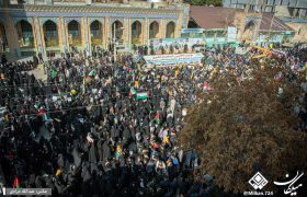 تجمع حمایتی مردم کرمانشاه از کودکان غزه
