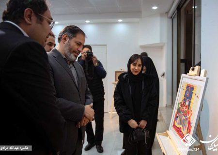 نمایشگاه شانزدهمین دوره هنرهای تجسمی فجر کرمانشاه افتتاح شد