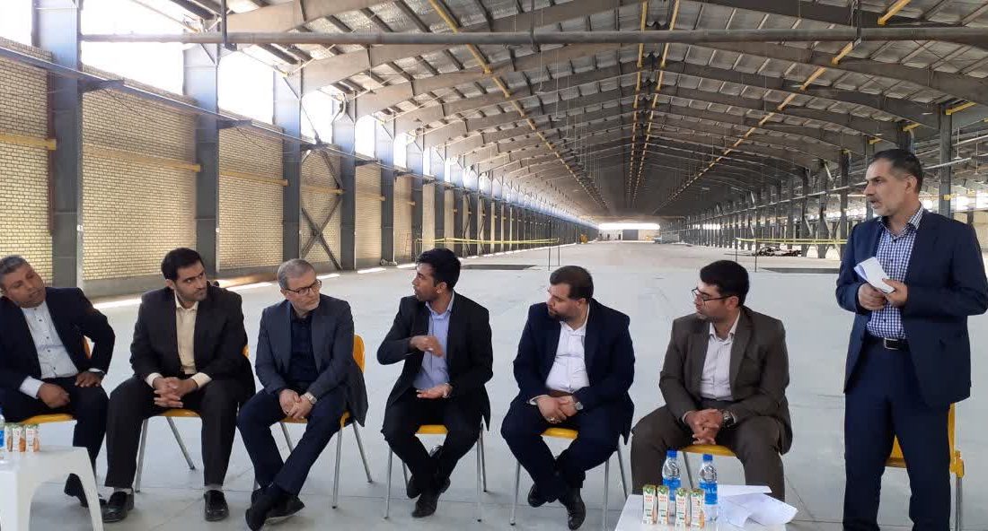 بازدیدمدیر کل صمت استان کرمانشاه از واحد چیا سرام زاگرس