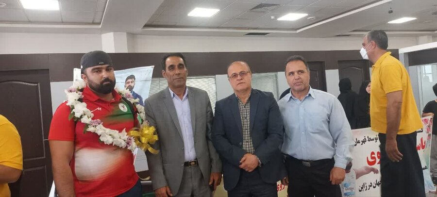 مراسم استقبال از قهرمانان پارادوومیدانی قهرمانی جهان