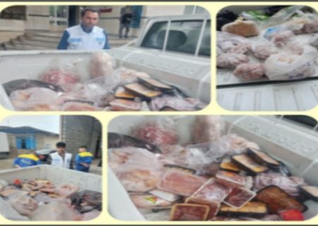 کشف و امحاء بیش از ۲۶۰ کیلوگرم گوشت و آلایش غیر قابل مصرف در اسلام آبادغرب