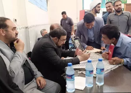 حضور مدیران شهرداری در شهرک کرناچی