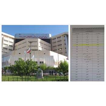 بیمارستان امام رضا موفق به کسب رتبه پنج کشوری در پژوهش های بالینی گردید