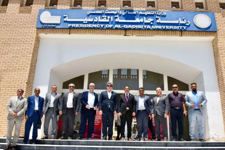 بازدید سرپرست دانشگاه آزاد و همراهانش از دو دانشگاه واسط و القادسیه عراق