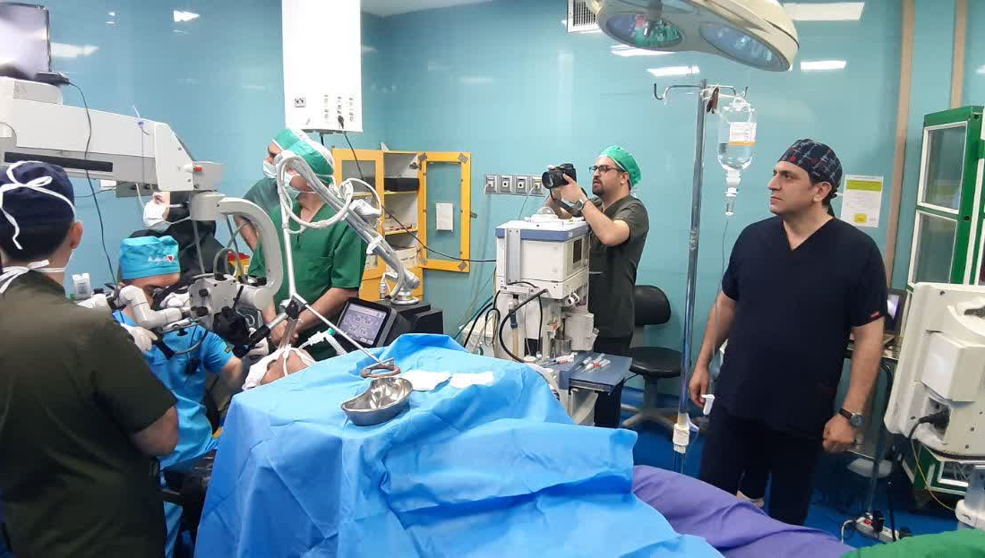 حضور گروه تخصصی و فوق تخصصی گوش،حلق و بینی دانشگاه علوم پزشکی در مرکز درمانی امام خمینی(ره)