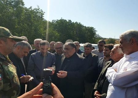 بازدید نماینده وزیر دفاع از گردنه پاطاق