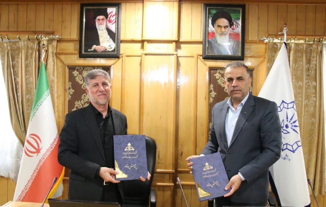  امضای تفاهم‌نامه همکاری مشترک دانشگاه رازی و شرکت بهره‌برداری نفت و گاز غرب