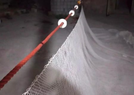 بیش از ۱۰۰۰ متر تور ماهیگیری از متخلفین در سرپل ذهاب کشف و ضبط شد