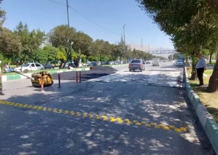 نصب سرعت کاه های آسفالتی در۱۲ نقطه شهرکرمانشاه