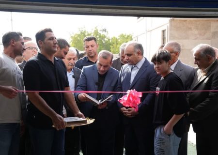 افتتاح کارخانه آب معدنی و تولید بطری اسلام آبادغرب با حضور استاندار کرمانشاه