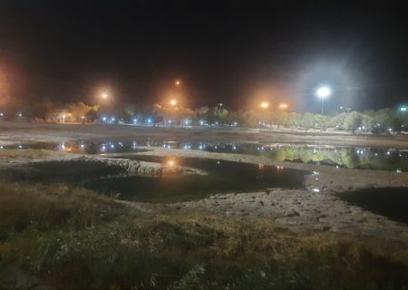 اتمام پروژه نورپردازی سراب نیلوفر کرمانشاه