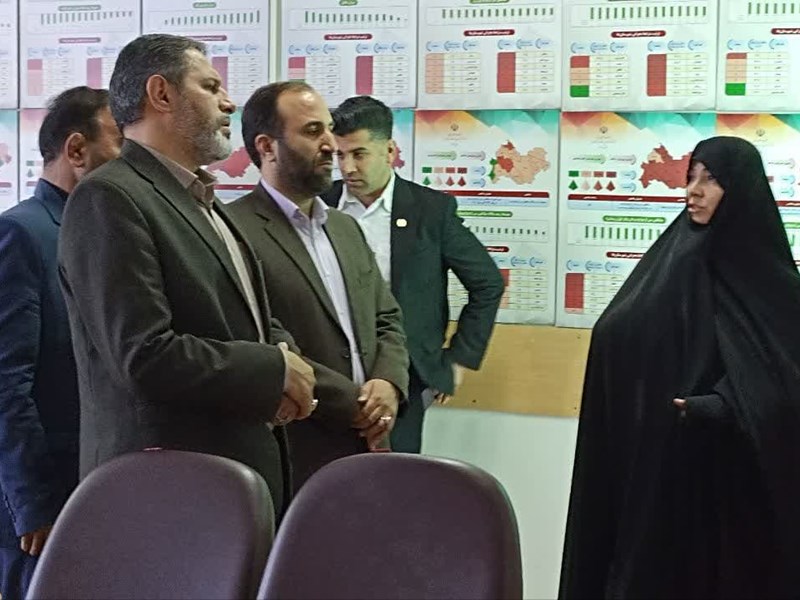بازدید از اتاق رصد وضعیت جمعیت استان