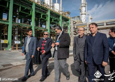 بازدید رئیس هیئت عامل ایدرو از نخستین زیست پالایشگاه کشور در کرمانشاه