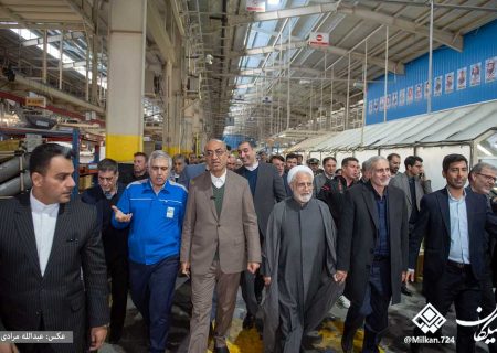 بازدید استاندار از شرکت ایران‌خودرو کرمانشاه