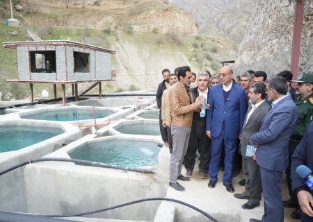 افتتاح اولین مجتمع پرورش ماهی سردآبی تمام مکانیزه استان کرمانشاه