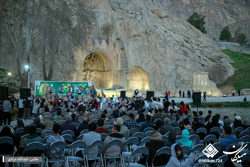 جشن میلاد امام حسن مجتبی(ع) در تاق‌بستان کرمانشاه