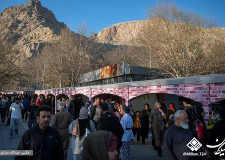 برپایی نمایشگاه صنایع دستی در تاق بستان کرمانشاه