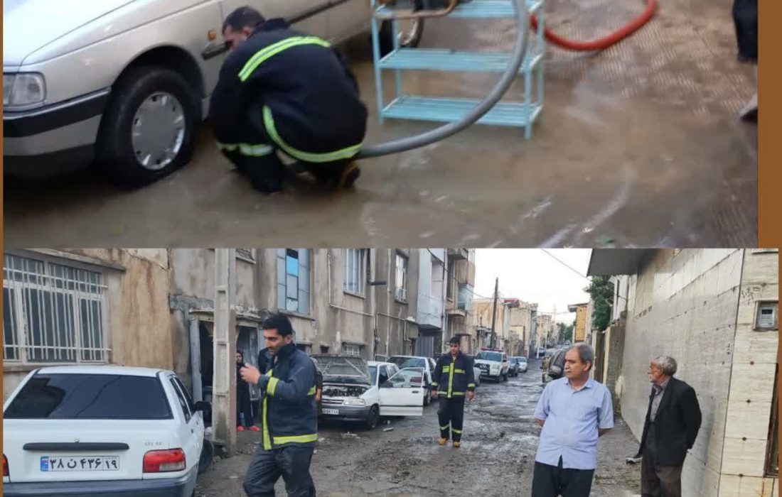 رفع ۳۴ مورد آبگرفتگی اماکن سطح شهر