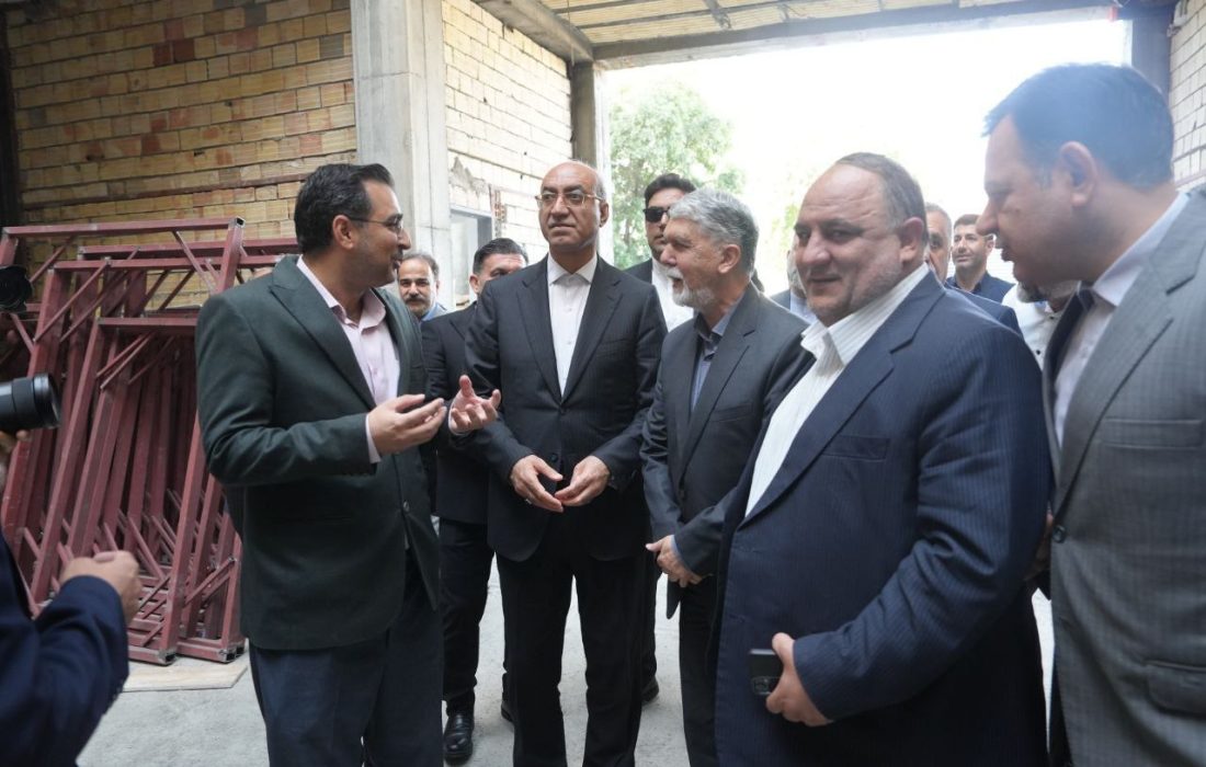 بازدید وزیر فرهنگ از پروژه کتابخانه مرکزی استان