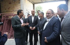 بازدید وزیر فرهنگ از پروژه کتابخانه مرکزی استان