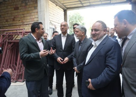 بازدید وزیر فرهنگ از پروژه کتابخانه مرکزی استان