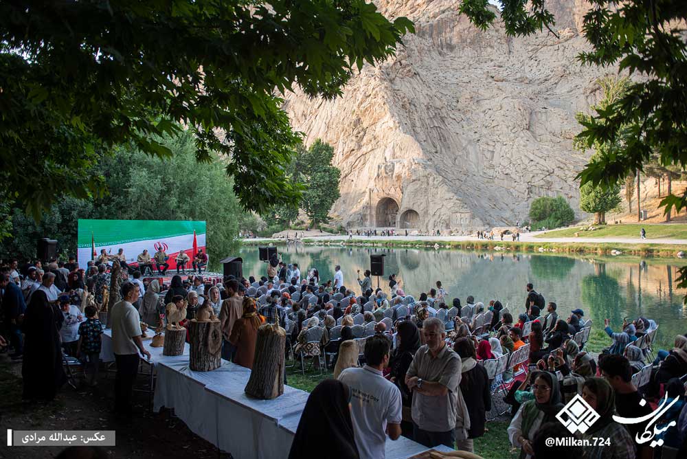 از سنگ‌نگاره تا چوب‌نگاره؛  صدای پیوستگی چین و ایران در تاق‌بستان