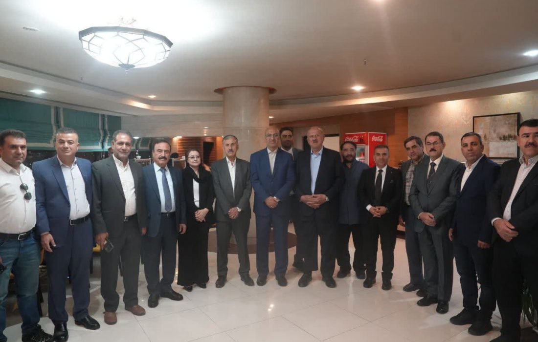 دیدار هیأت بازرگانی و اقتصادی سلیمانیه عراق با استاندار کرمانشاه
