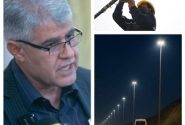 جایگزینی چراغ های معابر کرمانشاه با چراغ های LED کم مصرف