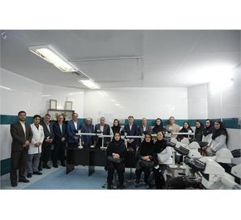افتتاح بخش جدید پاتولوژی و میکروسکوپ ۱۰ سر استاد و دانشجو بیمارستان امام رضا(ع) کرمانشاه
