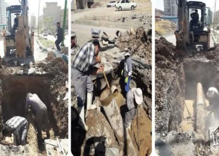 بازگشت پایداری دو خط حیاتی آب شهر کرمانشاه