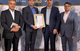 گروه صنعتی دانش‌بنیان شادرام شیمی گواهینامه «اهتمام به کیفیت» نوزدهمین دوره جایزه ملی کیفیت ایران را دریافت کرد