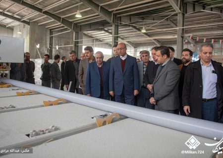 لوله‌سازی «پرامان غرب» در شهرک صنعتی بیستون افتتاح شد