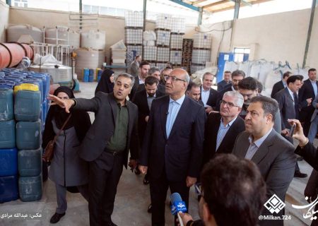بازدید استاندار کرمانشاه از چهار واحد صنعتی کرمانشاه