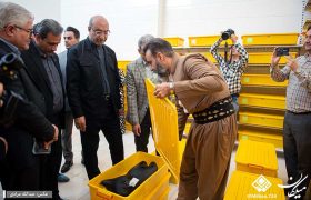 با حضور استاندار، بزرگ‌ترین انبار هیزه جهان در کرمانشاه افتتاح شد