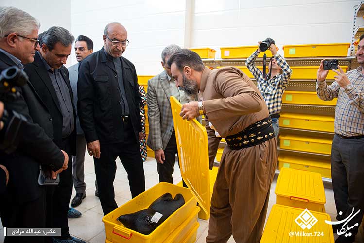 با حضور استاندار، بزرگ‌ترین انبار هیزه جهان در کرمانشاه افتتاح شد
